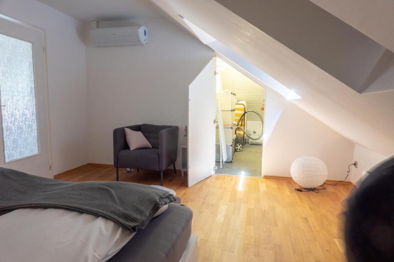 Wohnung mit einer Sauna direkt am Park Wiesbaden Exterior foto